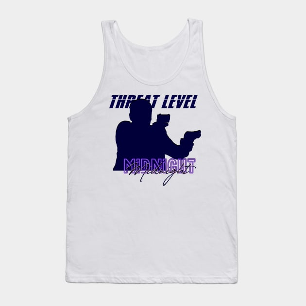 Threat Level Midnight Tank Top by pineapplesplit